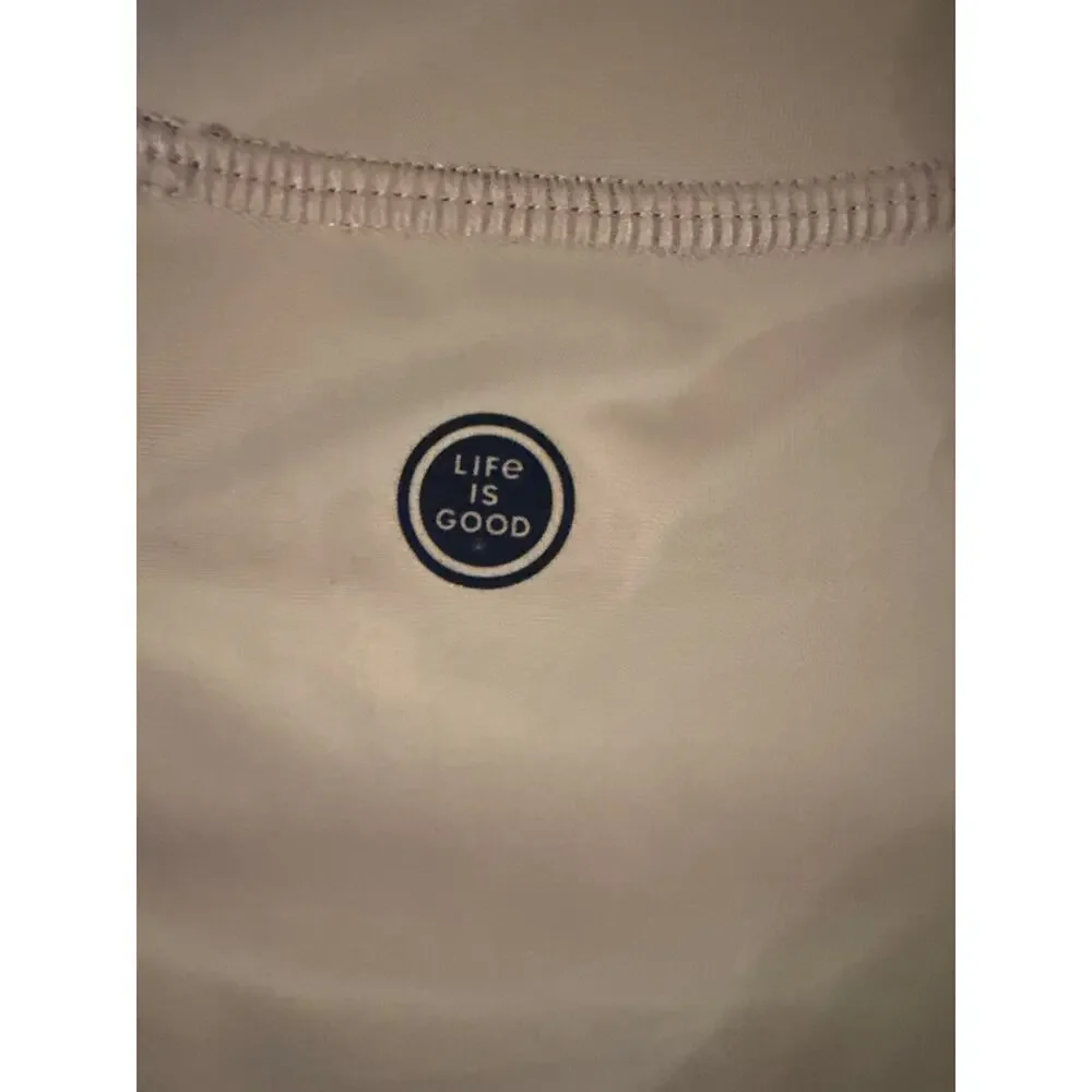 LIFE IS GOOD - NEW- swim shirt, rash guard, UPF 50
